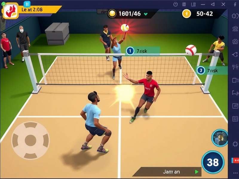 Intense Volleyball Action in Dharam Volley Titans Dharam Volley Titans Gameplay
